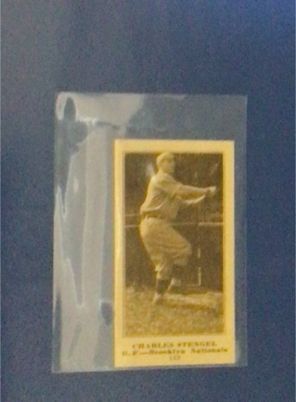 1916 M101-4 Sporting News #169 Charles Stengel — front