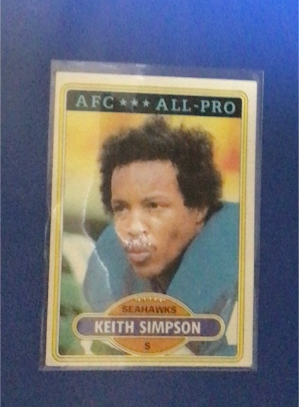1980 Topps #355 Keith Simpson — front
