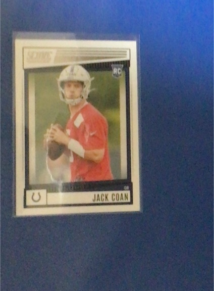 2022 Panini Score #312 Jack Coan — front