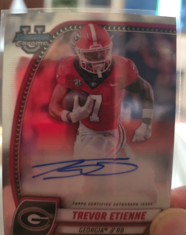 2024 Bowman Chrome University Trevor Etienne — front