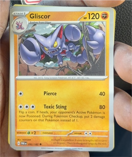 2023 Pokemon Scarlet & Violet Paradox Rift #092 Gliscor — front