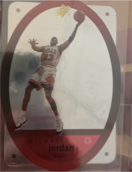 1996 Upper Deck SPx #8 Michael Jordan — front