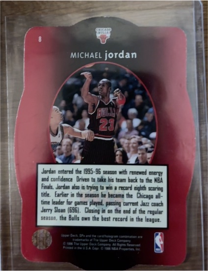 1995-96 Upper Deck SP Championship #8 Michael Jordan — front