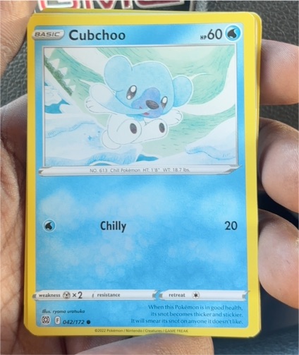2022 Pokémon TCG Brilliant Stars #042 Cubchoo — front