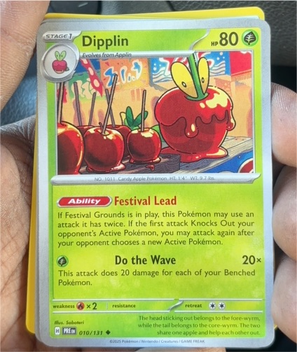 2023 Pokémon SV: Prismatic Evolutions #010 Dipplin — front
