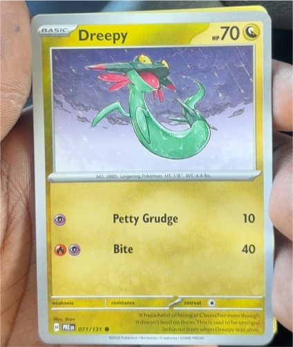2025 Pokémon SV: Prismatic Evolutions #071 Dreepy — front