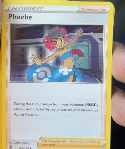 2021 Pokémon SWSH05: Battle Styles #130 Phoebe — front