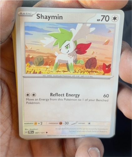 2025 Pokémon TCG Prismatic Evolutions #087 Shaymin — front