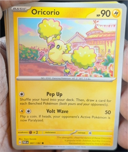 2023 Pokémon SV04: Paradox Rift #067 Oricorio — front