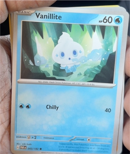 2023 Pokémon Scarlet & Violet Paradox Rift #043 Vanillite — front