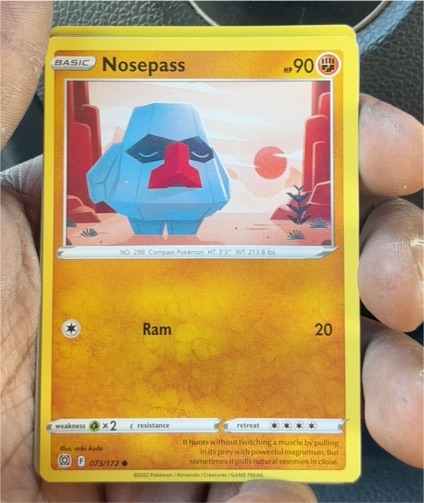 2022 Pokémon Brilliant Stars #073 Nosepass — front