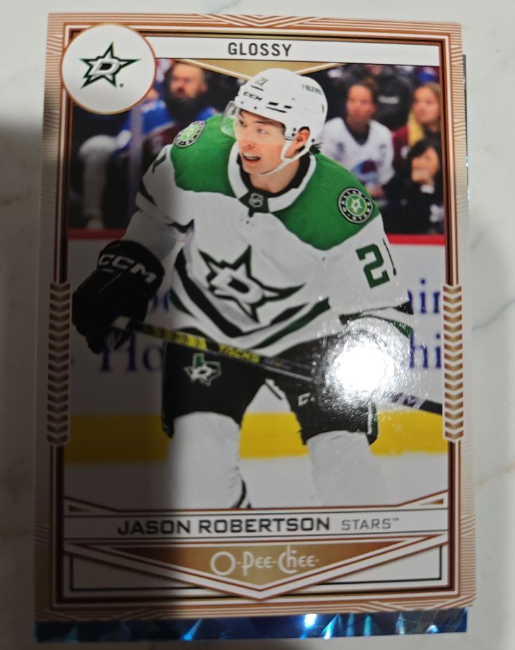 2024-25 O-Pee-Chee Glossy #OG-16 Jason Robertson — front