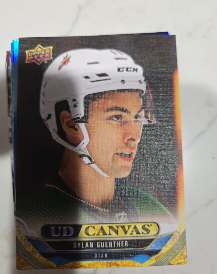 2024-25 Upper Deck #C-47 Dylan Guenther UD Canvas — front