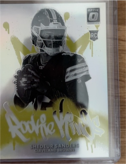 2022 Donruss Optic #LU-19 Shedeur Sanders Rookie Kings — front