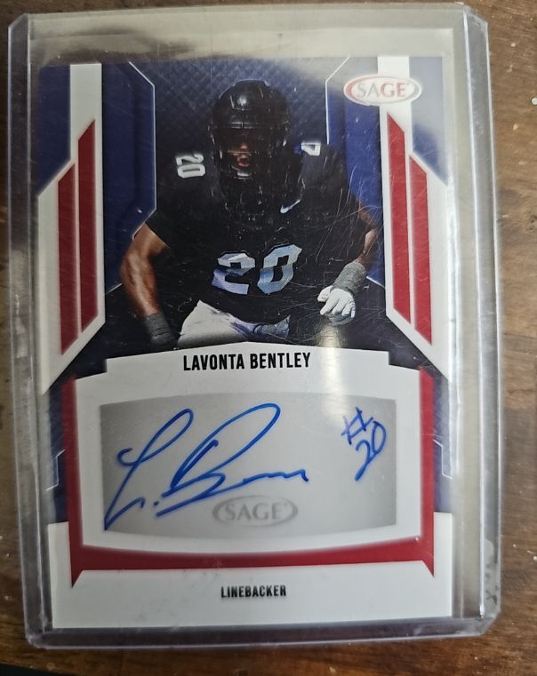 2024 Sage Hit Low Series Autograph #A-LB LaVonta Bentley RC AUTO Colorado — front