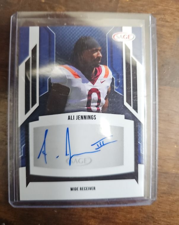 2024 Sage #A-AJ Ali Jennings Autograph — front