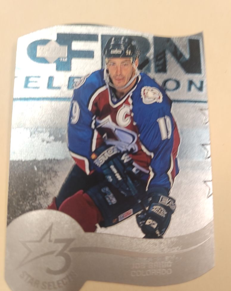 1997-98 Upper Deck Three Star Selects #T3A Joe Sakic — front
