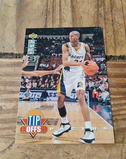 1994 Upper Deck Collector's Choice #176 Reggie Miller Tip Offs — front