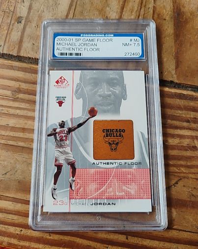 2000-01 SP Game Floor #MJ Michael Jordan — front