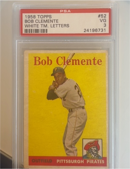 1958 Topps #52 Bob Clemente — front