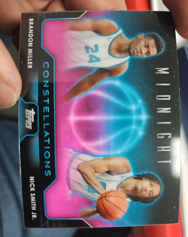 2024-25 Topps Midnight Constellations #C-2 Brandon Miller Nick Smith Jr. — front