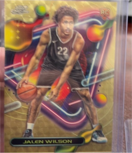 2023-24 Topps Chrome Cosmic #193 Jalen Wilson — front
