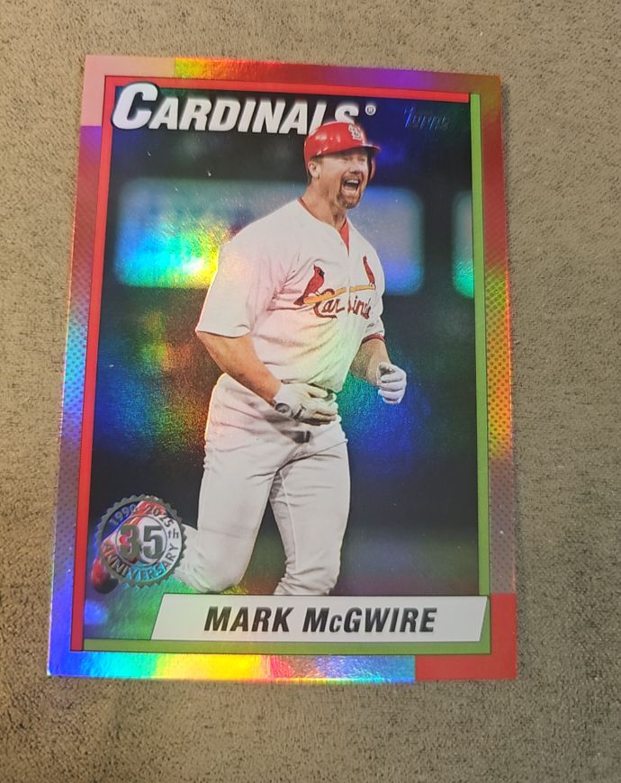 2025 Topps Update #U90-19 Mark McGwire — front