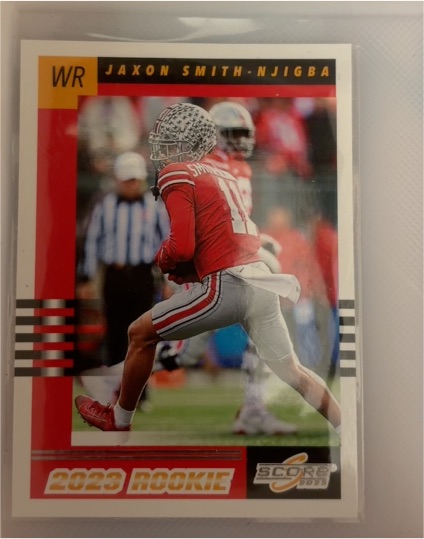 2023 Panini Score #8 Jaxon Smith-Njigba — front