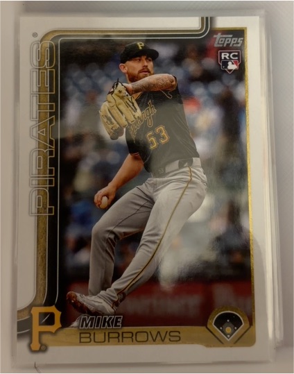 2025 Topps Series 2 #615 Mike Burrows — front