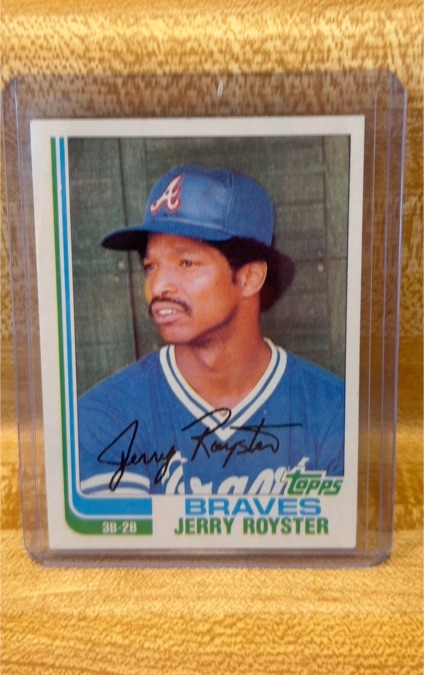 1982 Topps #608 Jerry Royster — front