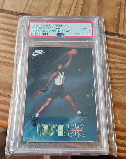 1993 Nike/Warner Michael Jordan Aerospace #7 Slam/Dunking In Space — front