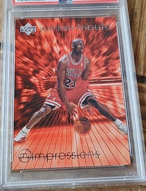 1997-98 Upper Deck Michael Jordan Tribute #MJ42 Michael Jordan — front