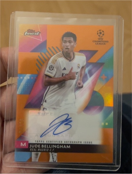 2023-24 Topps Finest UEFA Club Competitions #AJB Jude Bellingham — front
