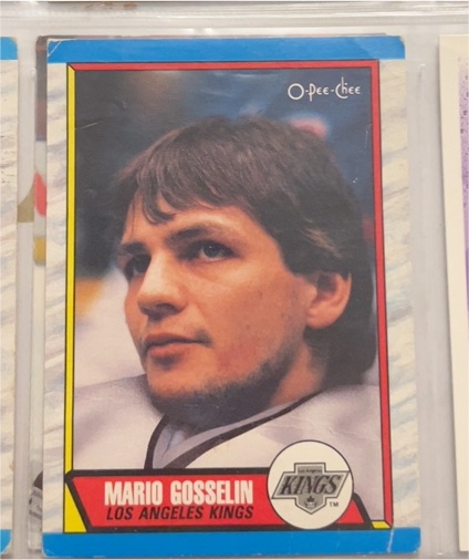 1989-90 O-Pee-Chee #258 Mario Gosselin — front