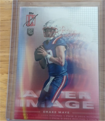 2024 Topps Signature Class After Image #AI-8 Drake Maye — front