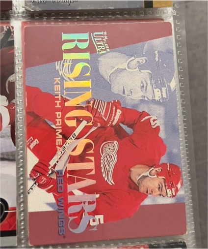 1995-96 Fleer Ultra Rising Stars #6 Keith Primeau — front