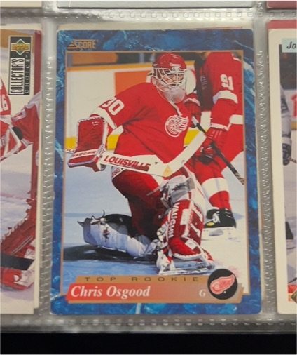 1993-94 Score #609 Chris Osgood — front