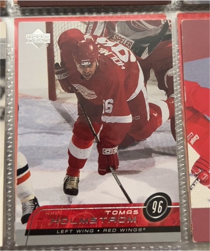 2002-03 Upper Deck #96 Tomas Holmstrom — front