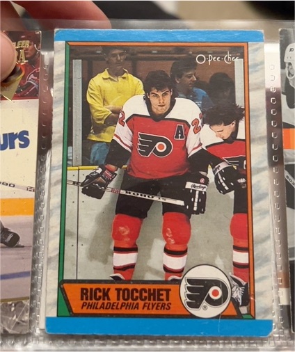 1989-90 O-Pee-Chee #80 Rick Tocchet — front