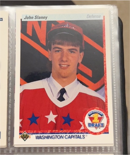 1990-91 Upper Deck #360 John Slaney — front
