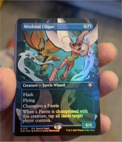 2023 Magic: The Gathering #0131 Mistbind Clique — front