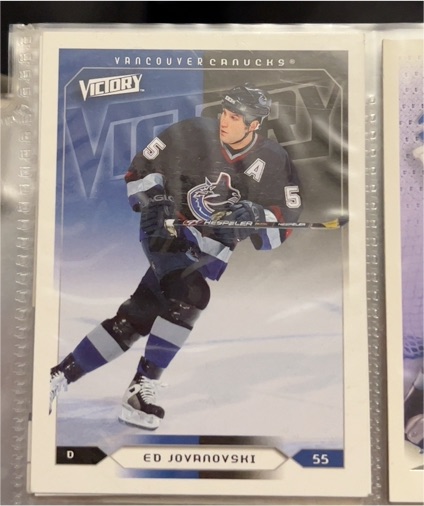 2005-06 Upper Deck Victory #55 Ed Jovanovski — front