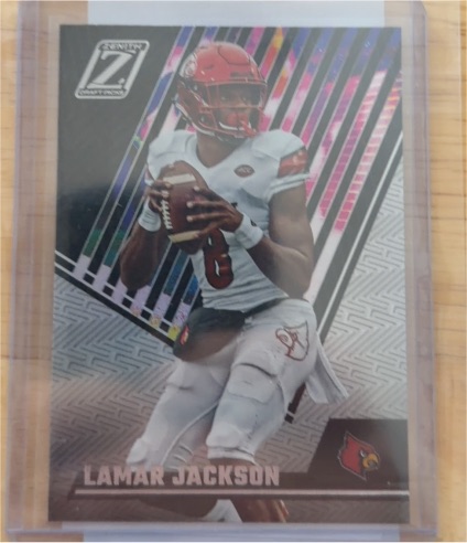 2023 Panini Chronicles Draft Picks Zenith #24 Lamar Jackson — front