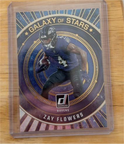 2024 Donruss Galaxy of Stars #GOS-ZFL Zay Flowers — front