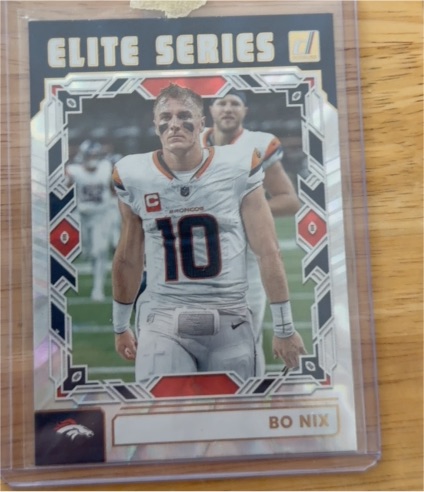 2025 Donruss The Elite Series #TES-BNI Bo Nix — front