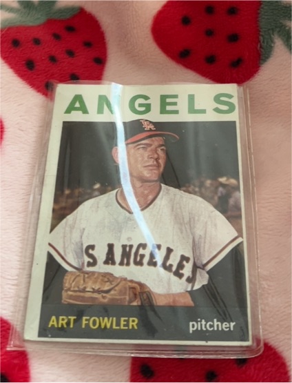 1964 Topps #349 Art Fowler — front