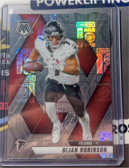 2025 Panini Mosaic #166 Bijan Robinson — front
