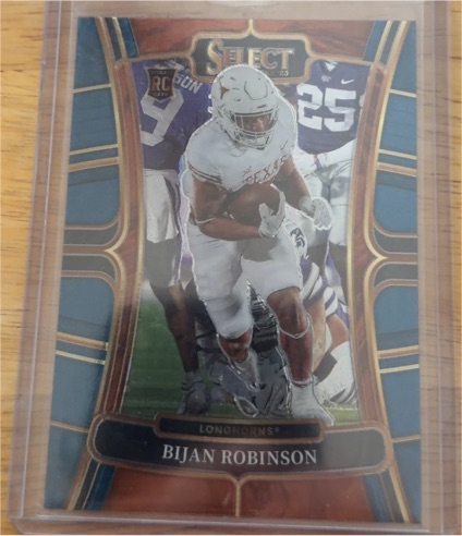 2023 Panini Select Draft Picks #9 Bijan Robinson — front