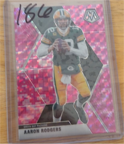 2020 Panini Mosaic #300 Aaron Rodgers — front
