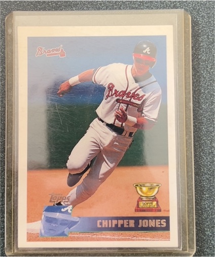 1996 Topps #177 Chipper Jones — front